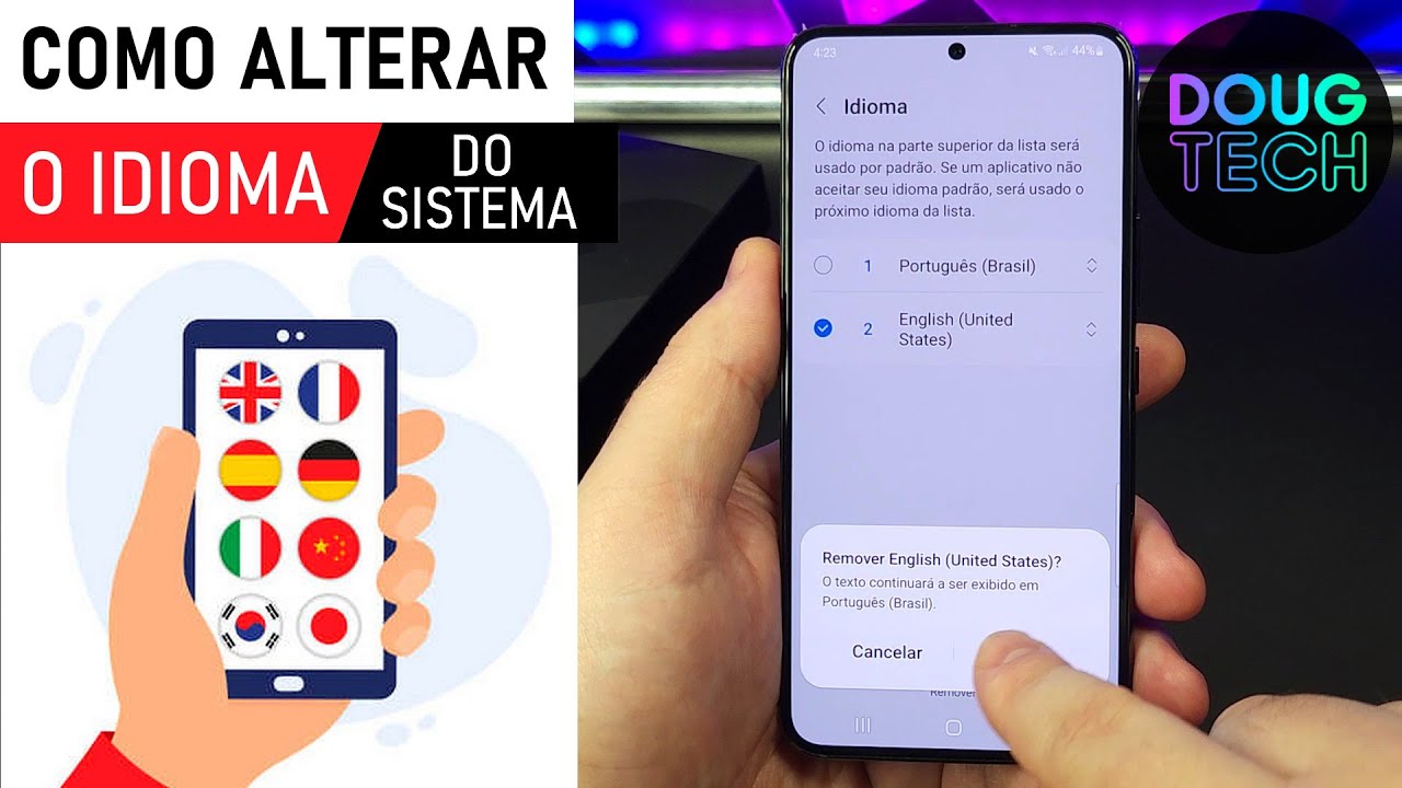 Como Alterar o IDIOMA do Samsung Galaxy