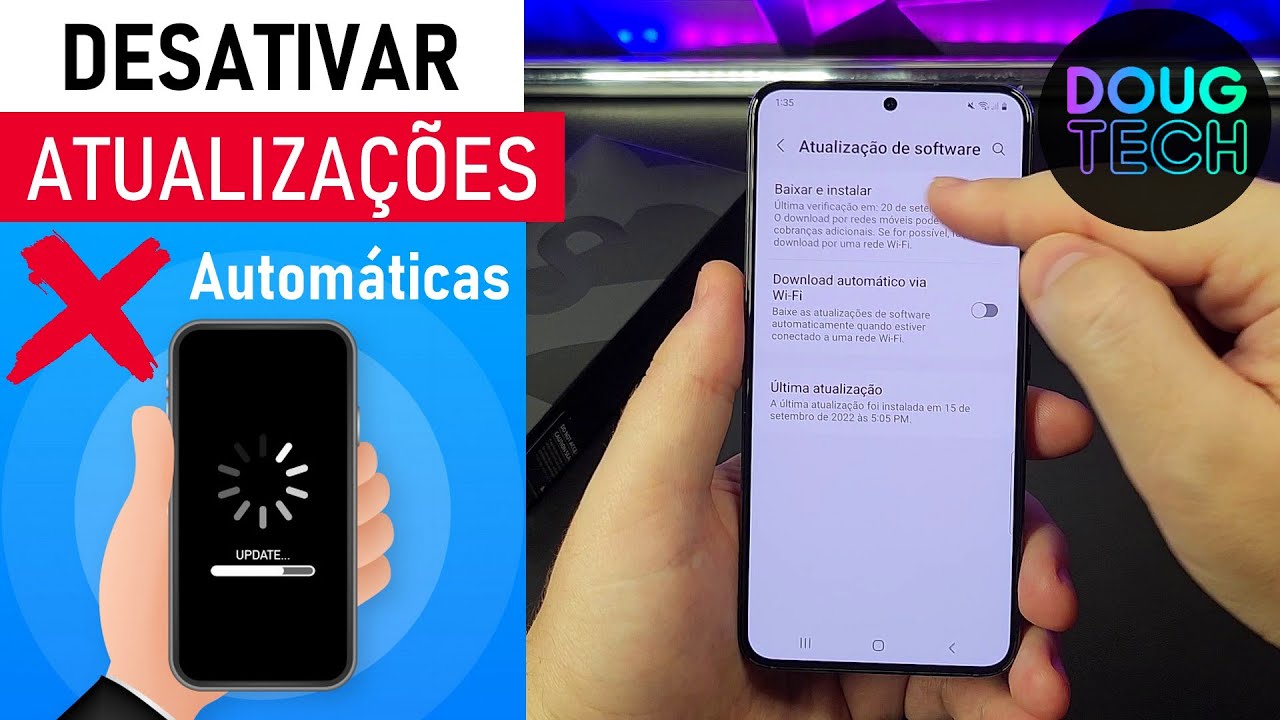 Como Bloquear as ATUALIZAÇÕES no Samsung Galaxy