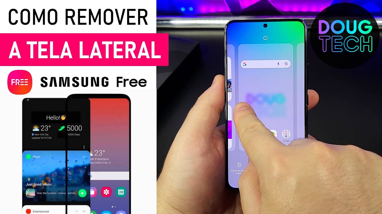 Como DESATIVAR a Tela Lateral do SAMSUNG FREE