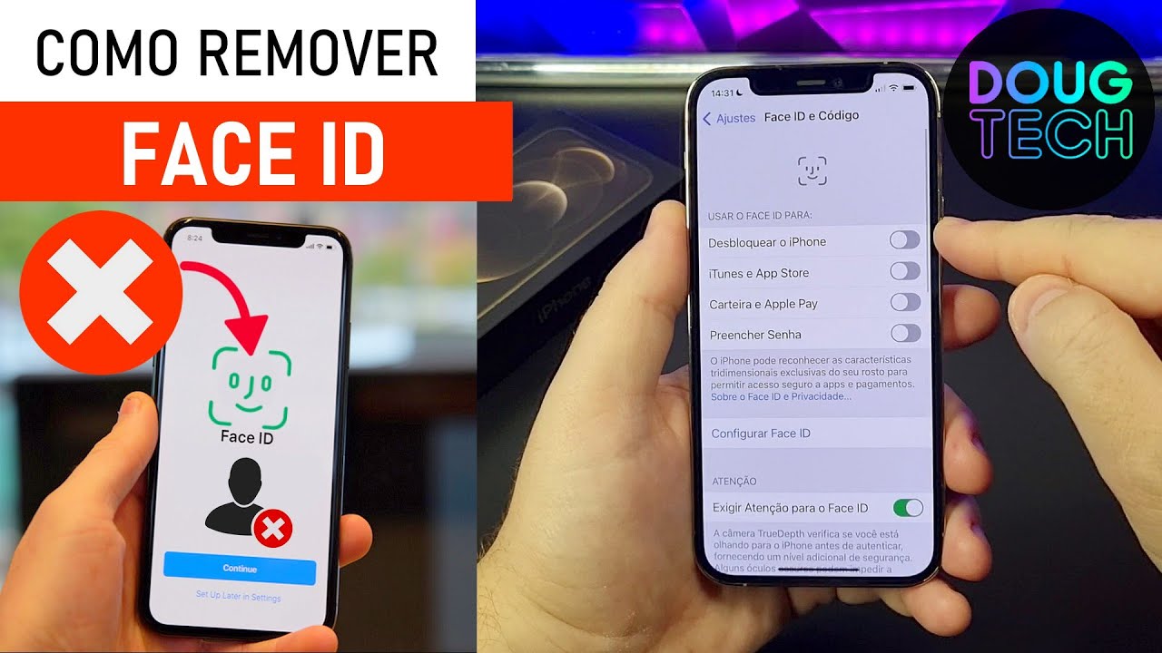 Como Desativar/Remover o FACE ID no iPhone