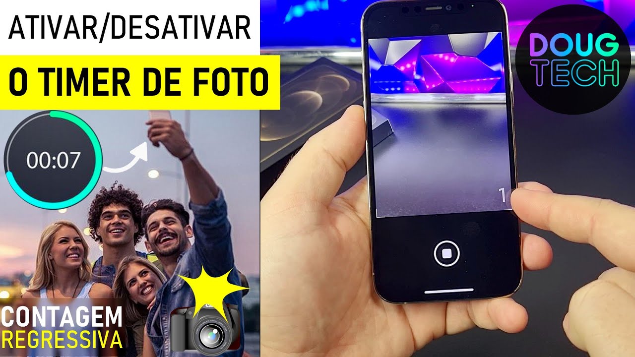 Como Ativar/Desativar a Contagem REGRESSIVA da Câmera no iPhone