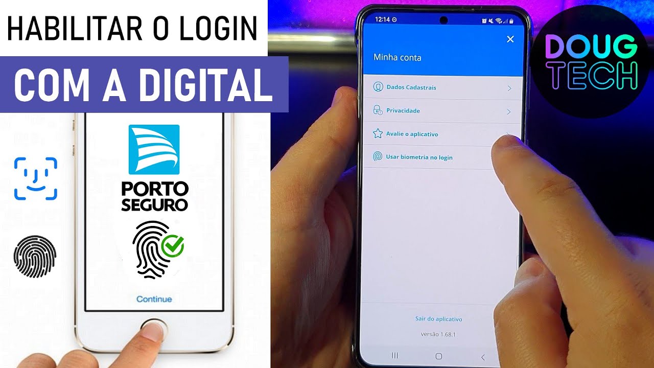 Como Habilitar a DIGITAL no App Porto Seguro Bank