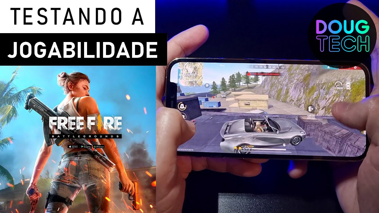 Jogando o Free Fire no iPhone 12 Pro