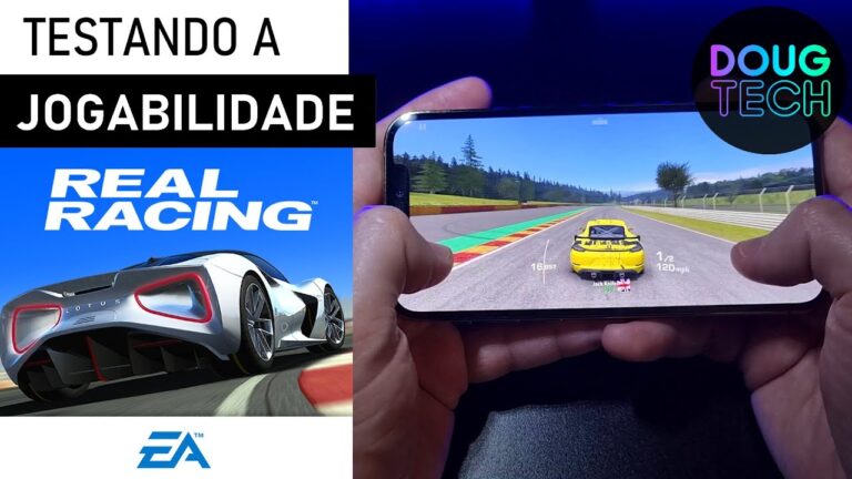 Jogando o Real Racing 3 no iPhone 12 Pro