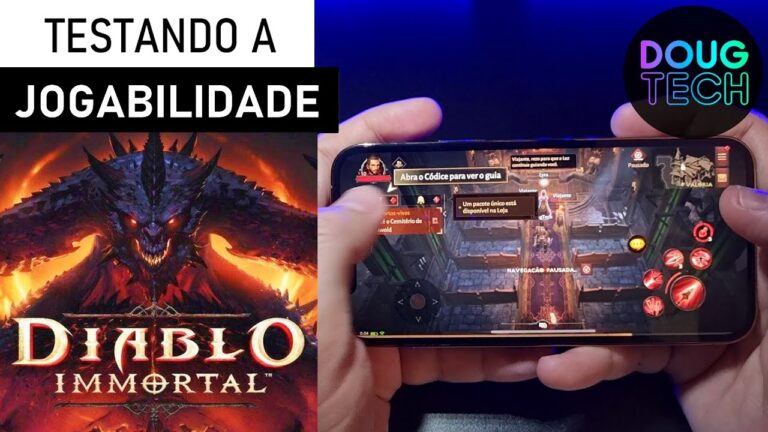 Jogando o Diablo Immortal no iPhone 12 Pro