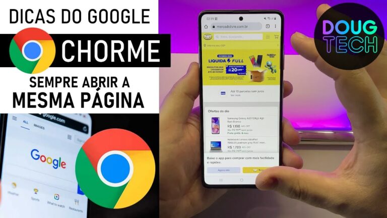 Chrome: Como Definir uma PÁGINA INICIAL (Android)