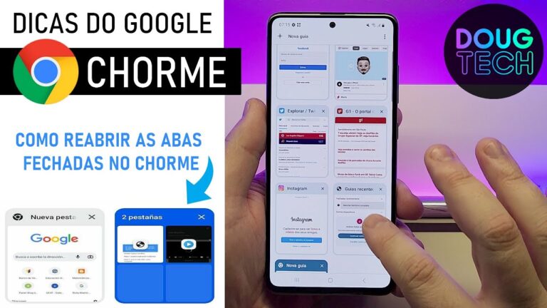 Chrome: Como REABRIR Páginas FECHADAS (Android)