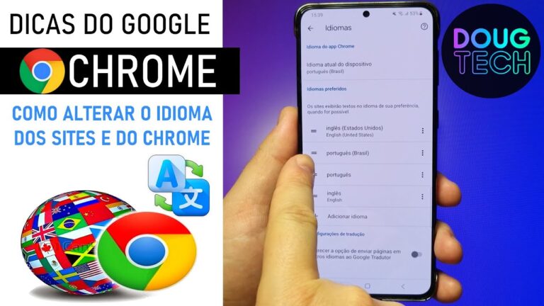 Chrome: Como Alterar o IDIOMA dos SITES (Android)