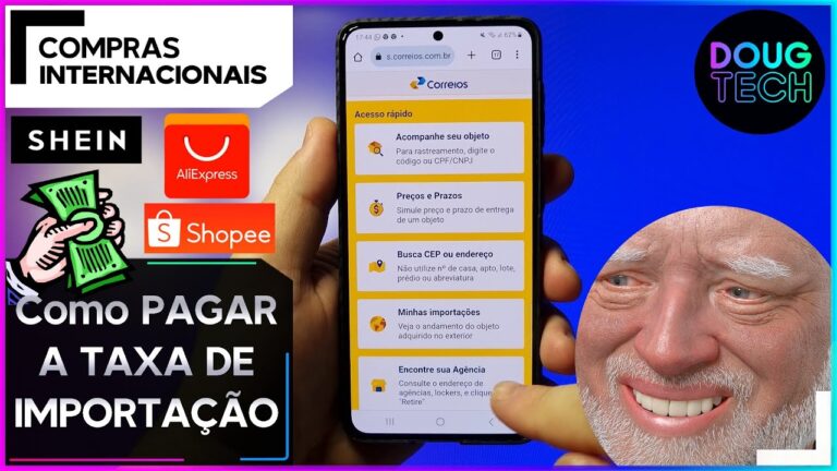 Como PAGAR a TAXA de IMPORTAÇÃO de COMPRAS INTERNACIONAIS