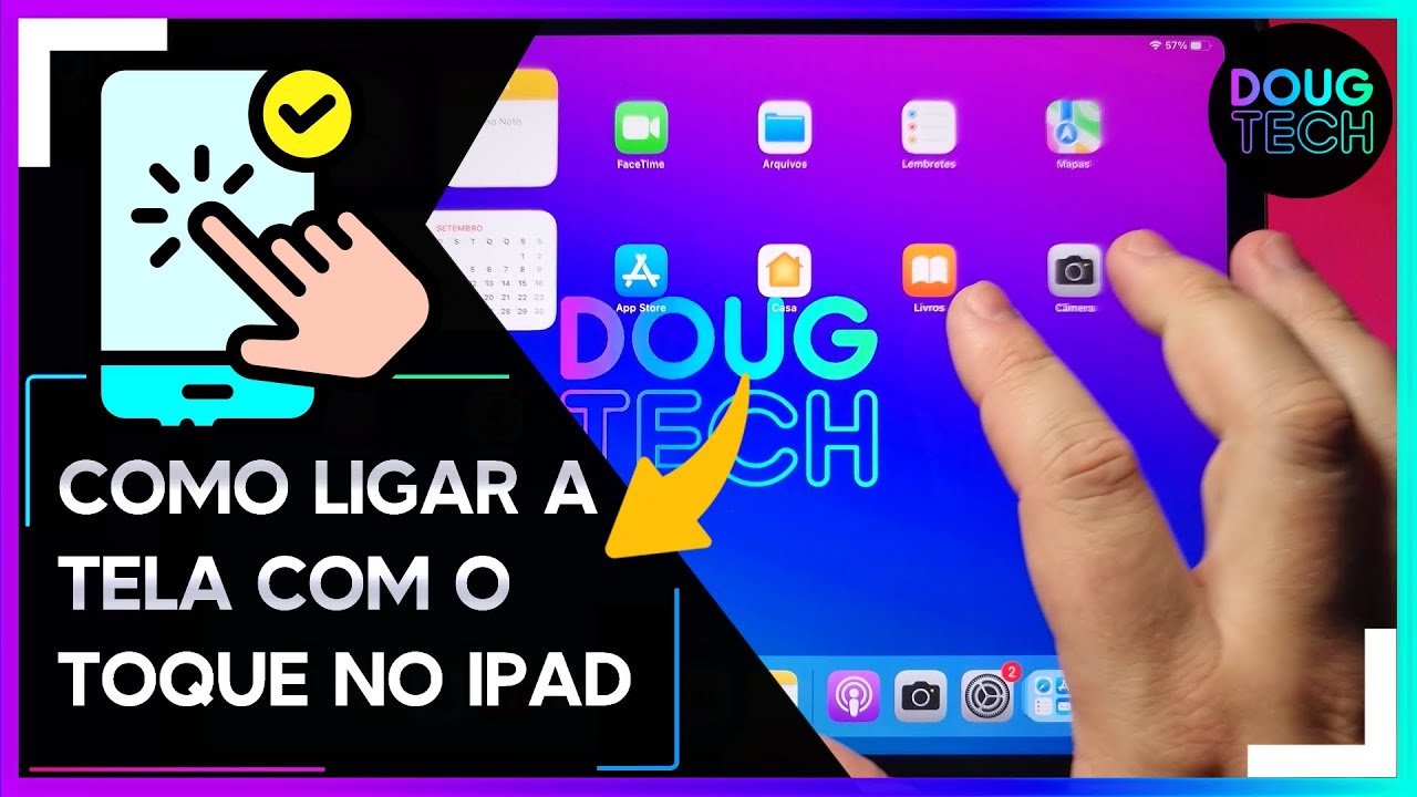 Como LIGAR a TELA com o TOQUE no IPAD