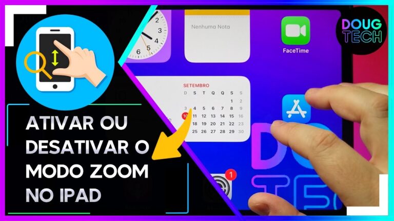 Como Ativar/Desativar o MODO ZOOM no IPAD