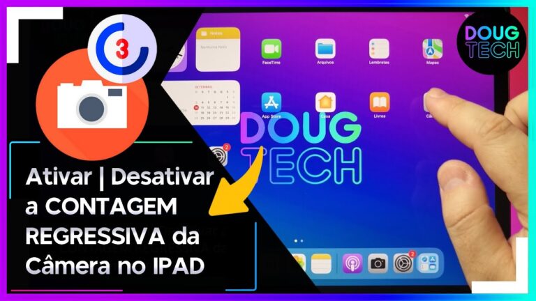 Como Ativar/Desativar a Contagem REGRESSIVA da Câmera no IPAD