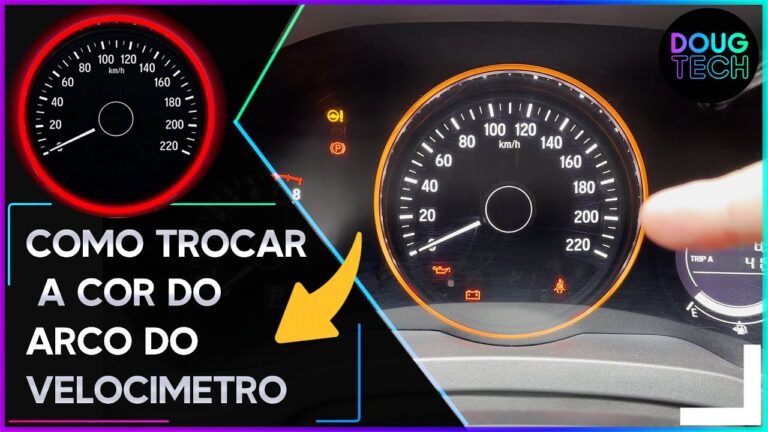 Como Trocar a COR do ARCO do VELOCIMETRO na HRV⭕