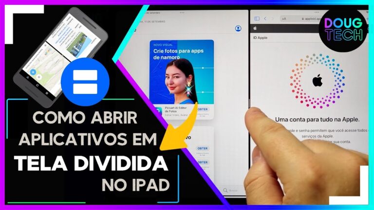 Como abrir Apps em TELA DIVIDIDA no IPAD