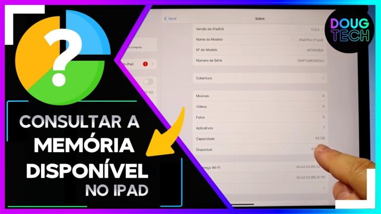 Como Consultar a Memória DISPONÍVEL no IPAD