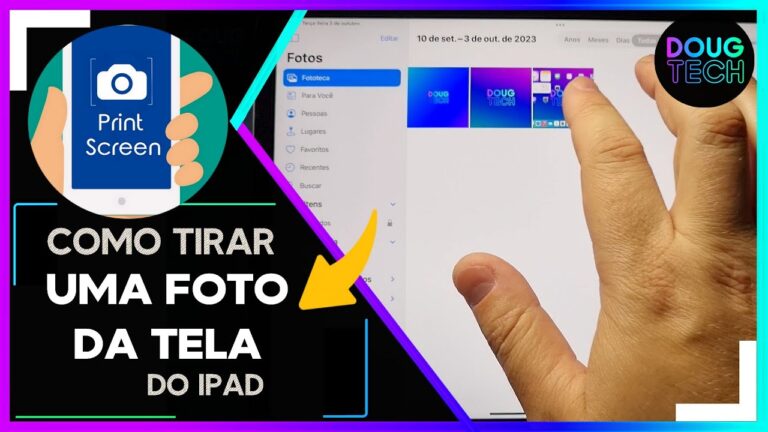 Como Tirar FOTO da TELA no IPAD