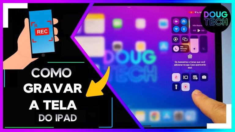 Como GRAVAR a TELA do IPAD