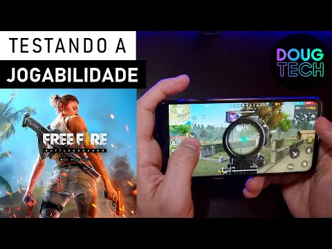 Jogando o Free Fire no Motorola Moto G8 Power