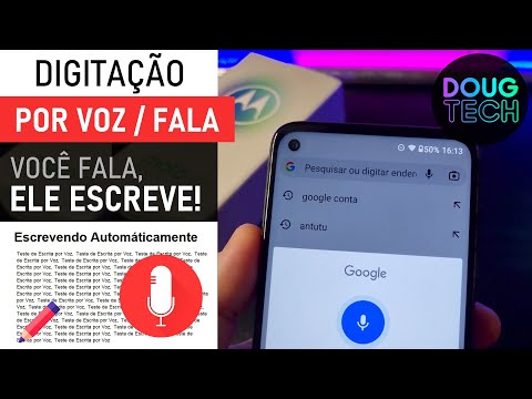 Como DIGITAR usando a VOZ no Motorola