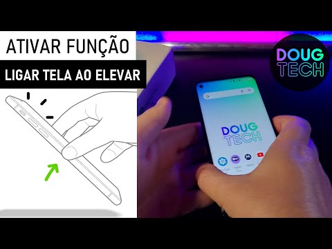 Como Ativar o LIGAR A TELA ao PEGAR o Motorola