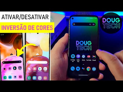 Como Ativar/Desativar a INVERSÃO de CORES no Motorola