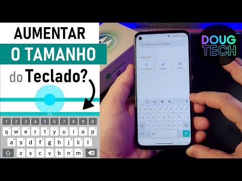 Como Ajustar o TAMANHO do TECLADO no Motorola