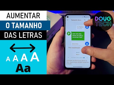 Como ajustar o TAMANHO das LETRAS no Motorola