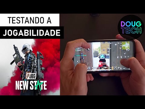 Jogando o PUBG New State no iPhone XR