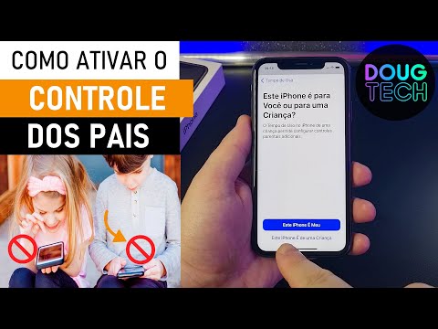 Como Ativar o CONTROLE dos PAIS e BLOQUEAR FUNÇÕES no iPhone