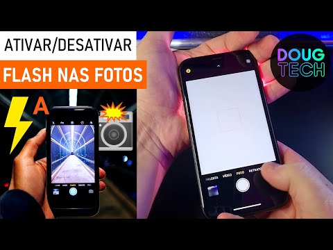 Como Ativar/Desativar o FLASH da Câmera no iPhone