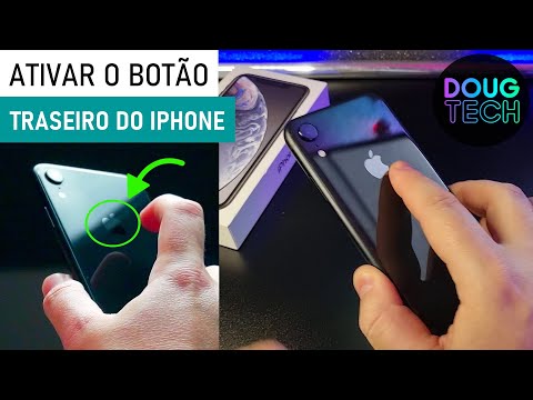 Como Ativar o BOTÃO TRASEIRO no iPhone e ESCOLHER FUNÇÃO
