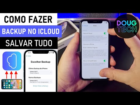 Como Ativar o BACKUP e SALVAR TUDO no iPhone