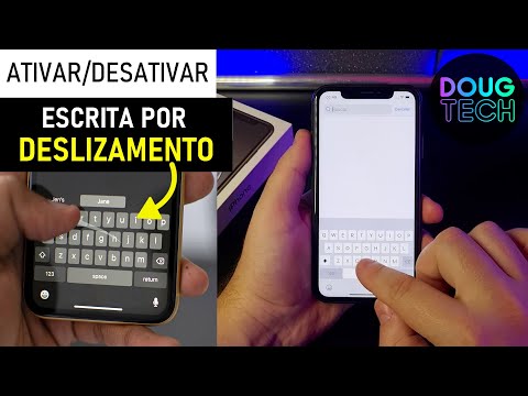 Como Ativar/Desativar a ESCRITA por DESLIZAMENTO no iPhone Como Ativar/Desativar a ESCRITA por DESLIZAMENTO no iPhone
