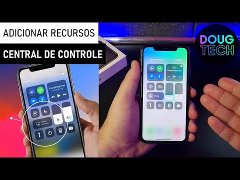 Como Adicionar/Remover ATALHOS da Central de Controle no iPhone