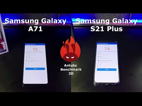 Samsung Galaxy A71 vs Galaxy S21 Plus – DUELO ANTUTU BENCHMARK 🚀