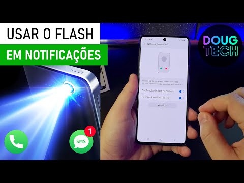 Como Piscar a LANTERNA em NOTIFICAÇÕES no Samsung