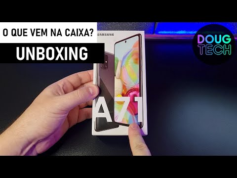 UNBOXING – Samsung Galaxy A71 (O que vem na Caixa?)