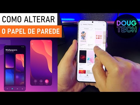 Como alterar o PAPEL de PAREDE no Samsung Como alterar o PAPEL de PAREDE no Samsung
