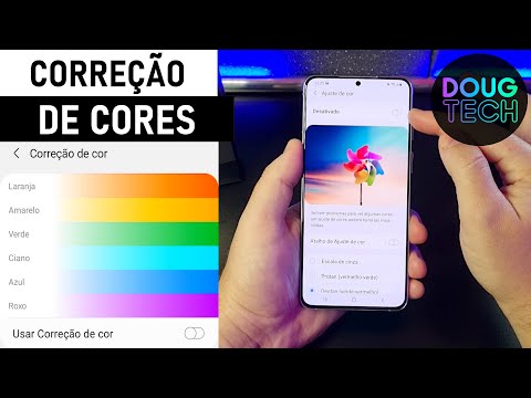 Como Alterar as CORES da TELA no (Para Daltônicos) Samsung Como Alterar as CORES da TELA no (Para Daltônicos) Samsung