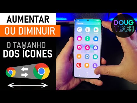 Como Aumentar/Diminuir os ÍCONES no Samsung