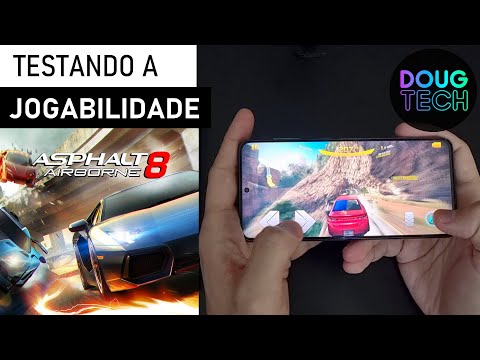 Jogando o Asphalt 8 Airborne no Samsung Galaxy S21