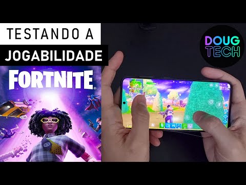 Jogando o Fortnite no Samsung Galaxy S21