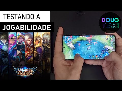 Jogando o Mobile Legends Bang Bang no Samsung Galaxy S21