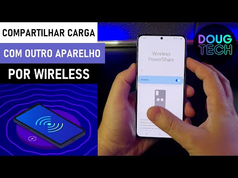 Como Compartilhar BATERIA (SEM FIO) no Samsung