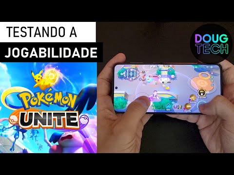 Jogando o Pokémon Unite no Samsung Galaxy S21