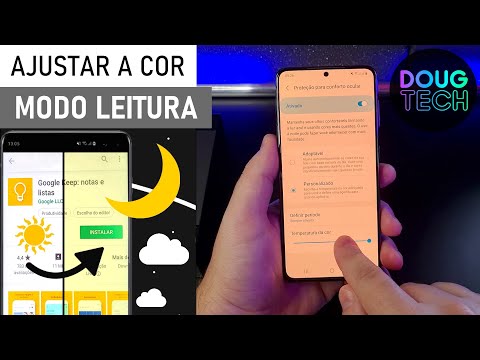 Como Ajustar a Luz da TELA (Branca/Amarela) no Samsung