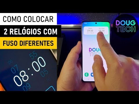 Como Adicionar RELÓGIOS com OUTROS FUSO HORÁRIO no Samsung