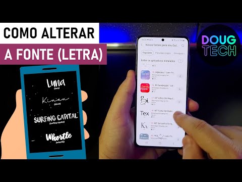 Como Alterar a FONTE das LETRAS no Samsung