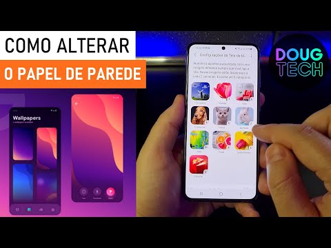 Como alterar o PAPEL de PAREDE no Samsung