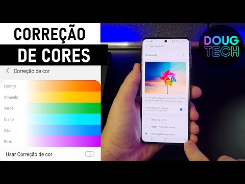 Como Alterar as CORES da TELA no Samsung (Para Daltônicos)